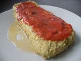 Flan de courgettes et sa sauce tomate au basilic