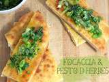 Focaccia aux herbes