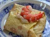 Crêpes fourrées poissons - béchamel