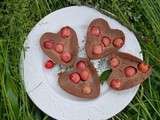 Mini clafoutis chocolat cerise