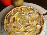 Tarte aux pommes et au Neufchâtel