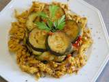 Timbale de courgettes à l'orientale