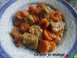 Sauté de veau aux carottes