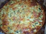 Quiche courgette thon moutarde