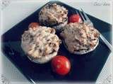 Champignons farcis au thon