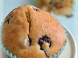 Muffins myrtilles et noix de coco