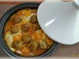 Tajine de kefta aux oeufs