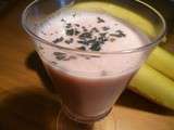 Licuado fraise-banane :