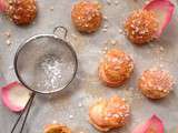 Chouquettes à la rose