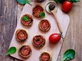 Minis Feuilletés tomate et tapenade