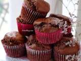 Muffins aux 3 chocolats