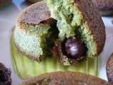 Madeleines au thé vert + smarties : Ronde interblog #31