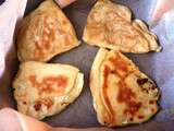 Parathas au fromage ail&fines herbes & roulades d’asperges au saumon