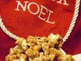 Pop corn de Noël :au caramel à la cannelle