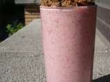 Smoothie fraise gourmand