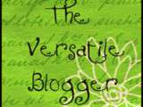 Versatile blogger award