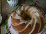 Bundt Cake aux pommes et caramel salé (sans beurre)