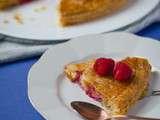 Galette frangipane framboises