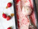 Glace cheesecake (citron, fraise)