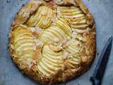 Tarte rustique pommes et amandes