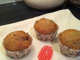 Muffins aux figues séchées, miel et amandes