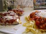 Saltimbocca et Tagliatelles aux Aubergines