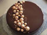 Entremets chocolat au lait passion