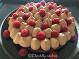 Entremets douceur chocolat framboise