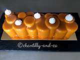 Entremets poire caramel