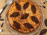 Galette frangipane et feuilles dentelles