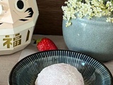 Mochis fraise et fleurs de sureau