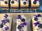 Petits entremets marron cassis