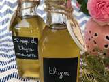 Sirop de thym frais