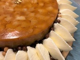 Tarte tatin ganache montée au miel