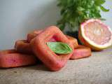 Financier pamplemousse basilic & rose |