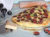 Focaccia garnie aux figues & thym