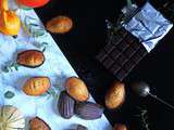 Madeleines citrouille & chocolat d’Halloween