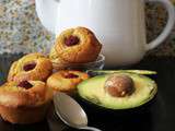 Muffins avocat & framboises