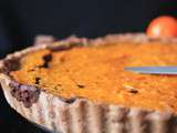 Tarte d’Halloween potimarron & chocolat