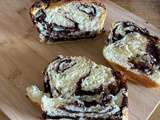 Babka au chocolat et aux noisettes