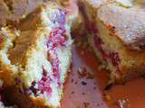 Cake citron framboises