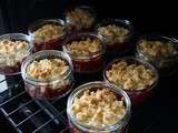 Crumble aux framboises et poudre d'amandes