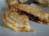 Pancakes fourrés au chocolat