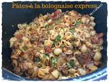 Pâtes a la bolognaise express au cookeo