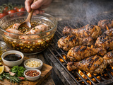Cuisses de poulets marinées