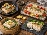 Cuisson dos de cabillaud