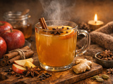 Jus de pomme chaud