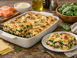 Lasagne au saumon et épinard