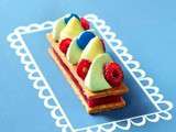 Millefeuille Framboise & Pistache (au Canderel) de Christophe Felder chez Colette