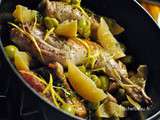 Lapin thym et olives aux citrons